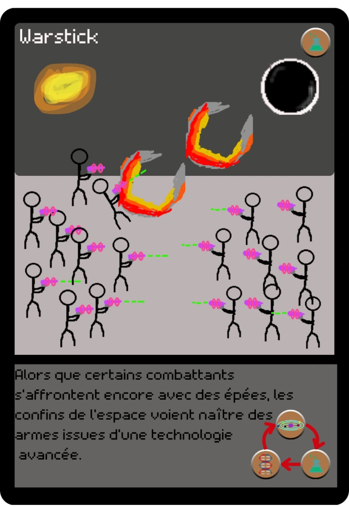 Warstick carte