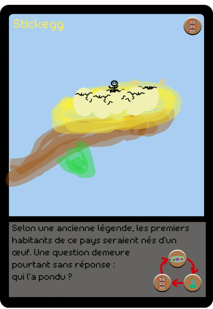 Stickegg carte